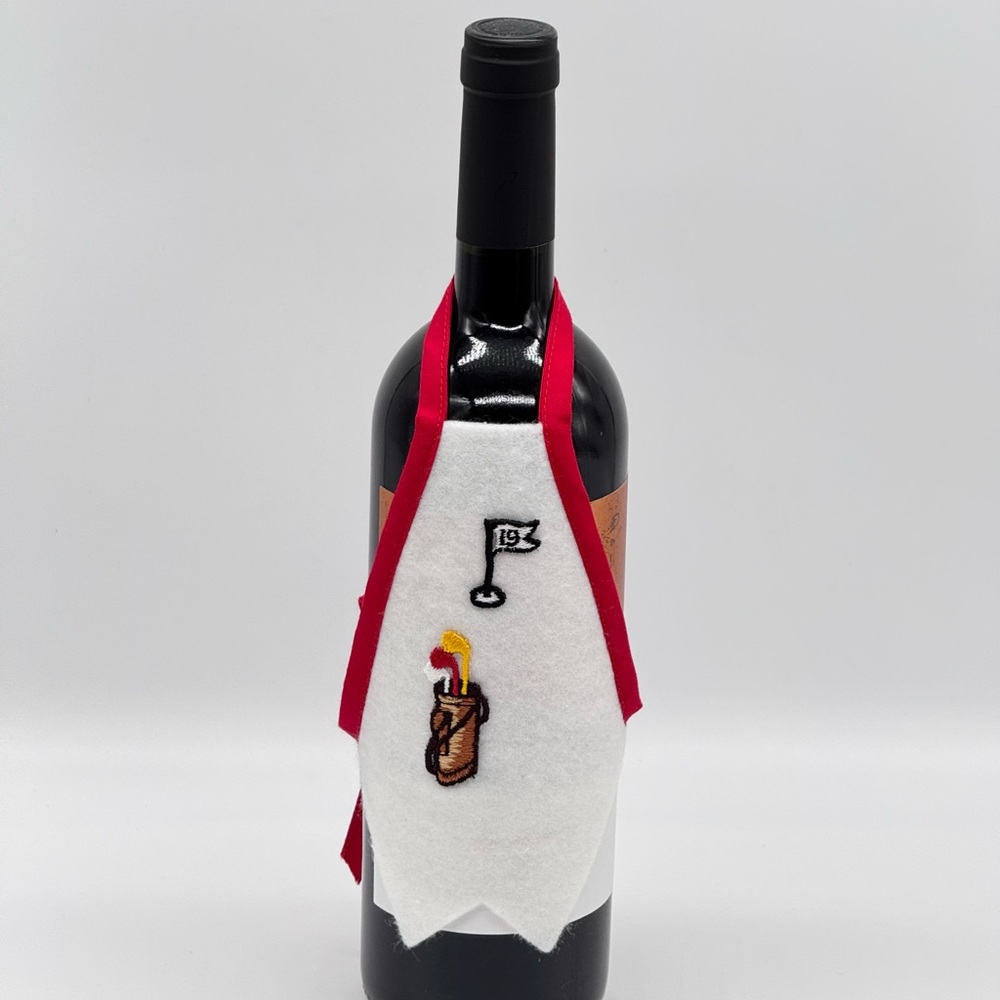 Golf 19 Hole Wine Bottle Apron